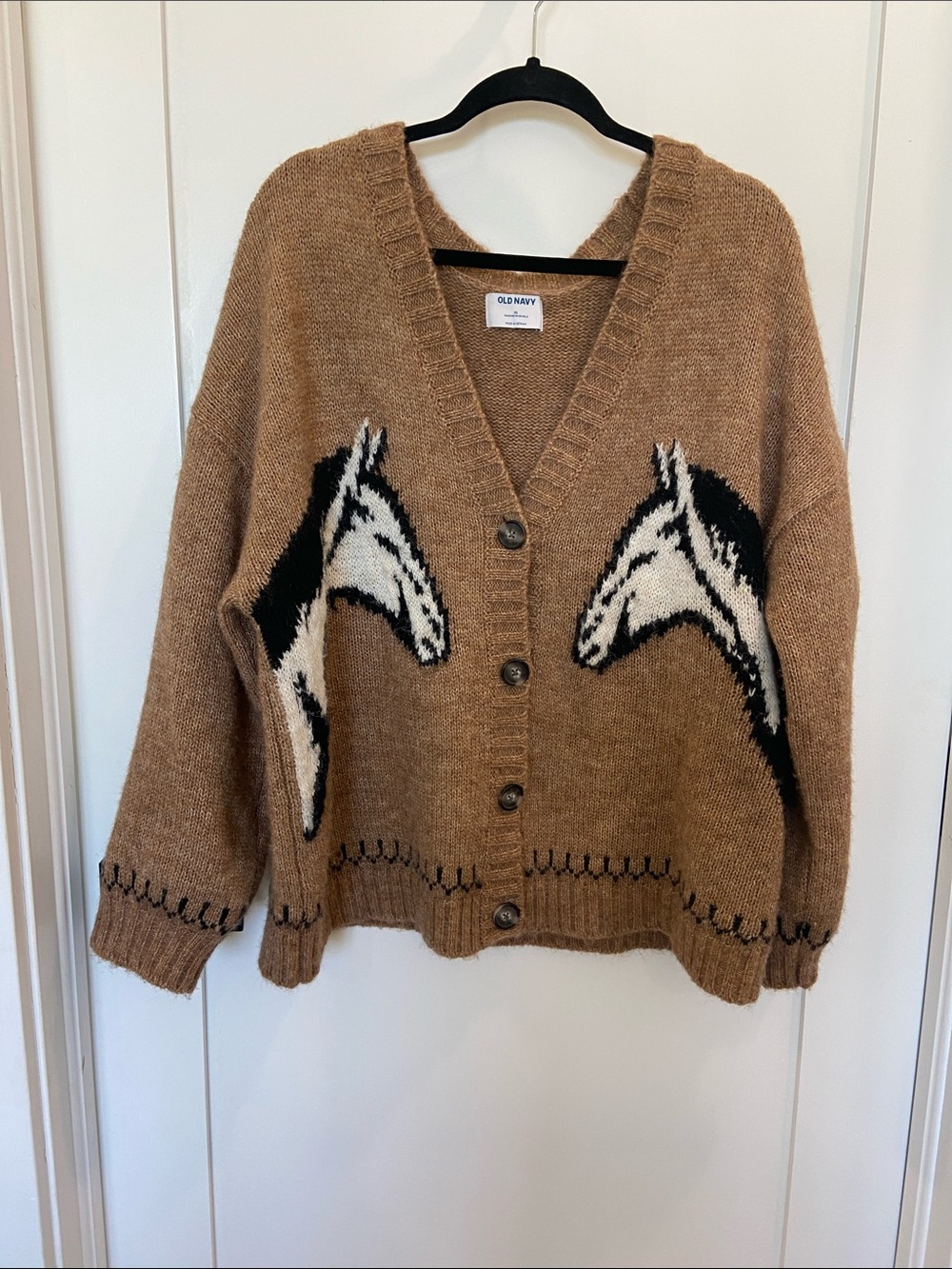 Old Navy Horse Cardigan